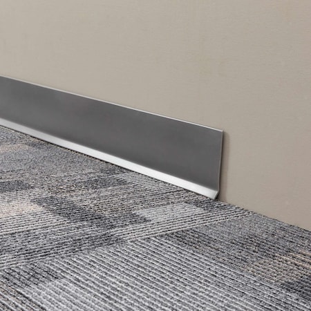 Mohawk Vinyl Cove Wall Base, Vinyl, Smoke, 1440 in L, 4 in W CVW03-955